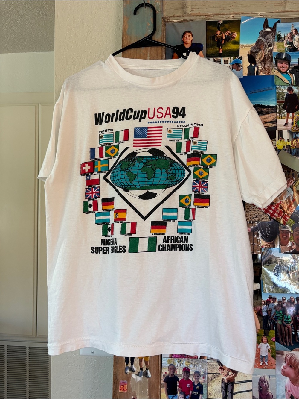 World Cup 94’ t-shirt.